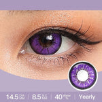 Indigo Purple Contact Lenses